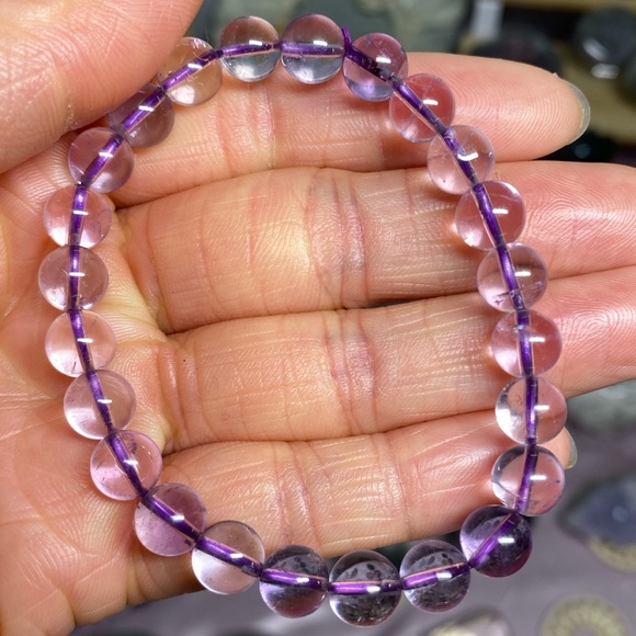Jewelry - AMETHYST CLEAR CRYSTAL BRACELET